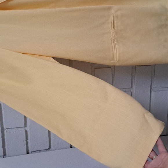 Sag Harbor Yellow 2 Button Closure Blazer Jacket. Size 20 NWOT - Picture 4 of 10